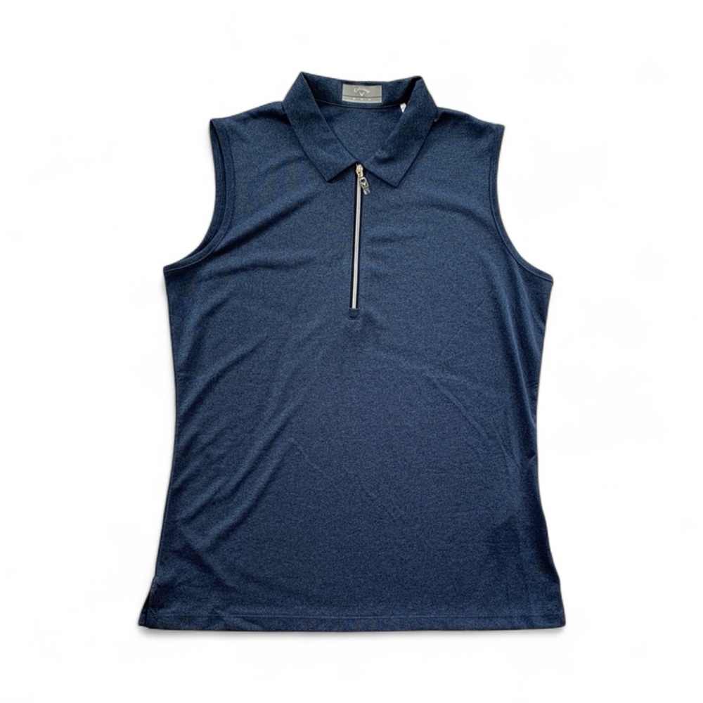 NWOT Women’s Callaway 1/4 Zip Sleeveless Golf Polo